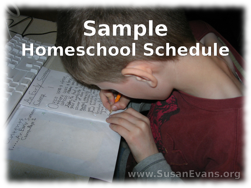 sample-homeschool-schedule