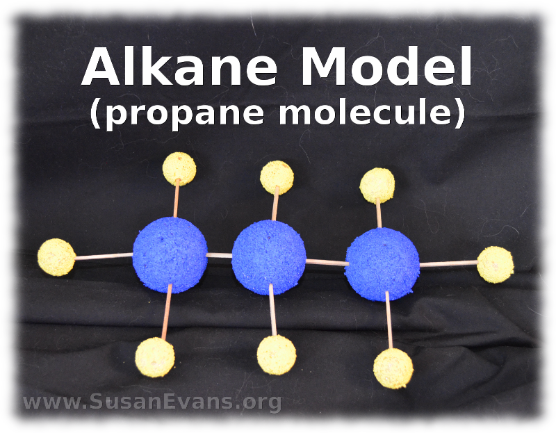 alkane-model-propane