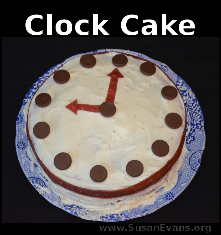 clock-cake