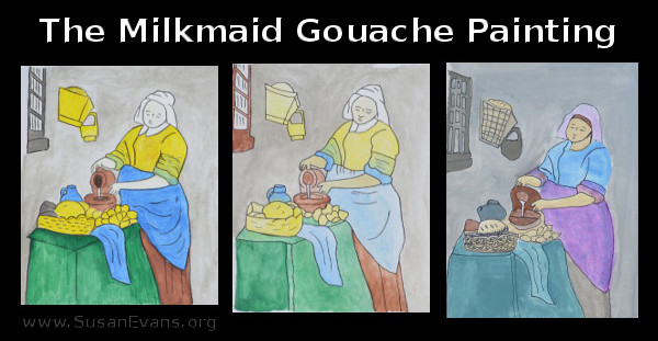 milkmaid-gouache-painting